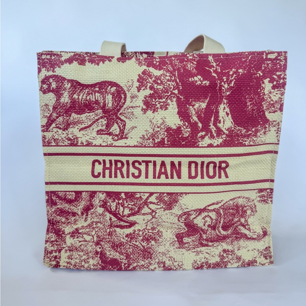 Christian Dior Red Tote Bag